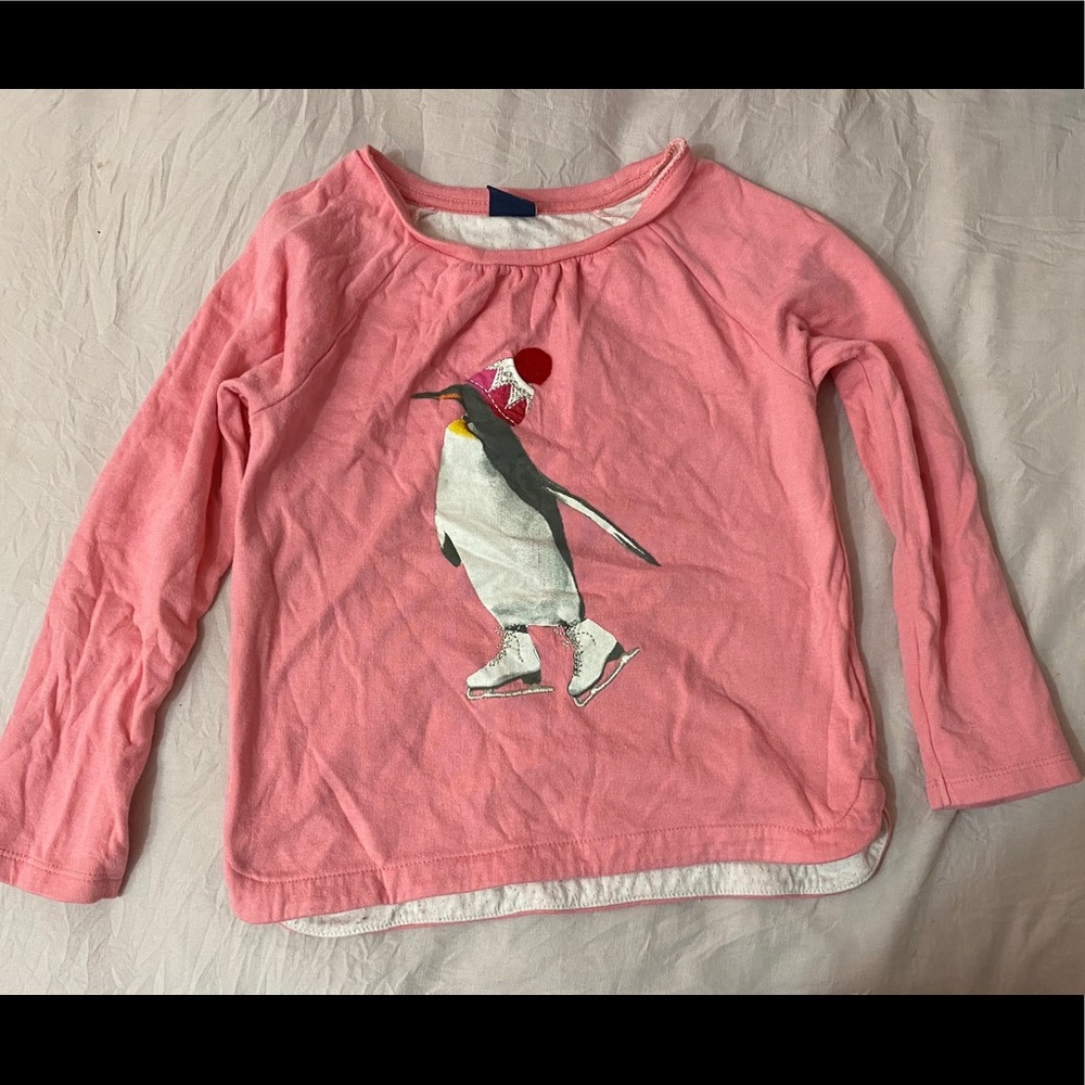 Long sleeve double layer top